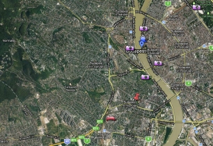 Click for map with Congress location Budapest Map